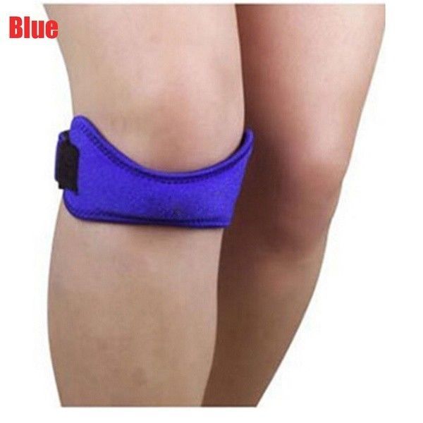brace patella gym band protector tendon strap professional women men guard knee sports, Black;gray